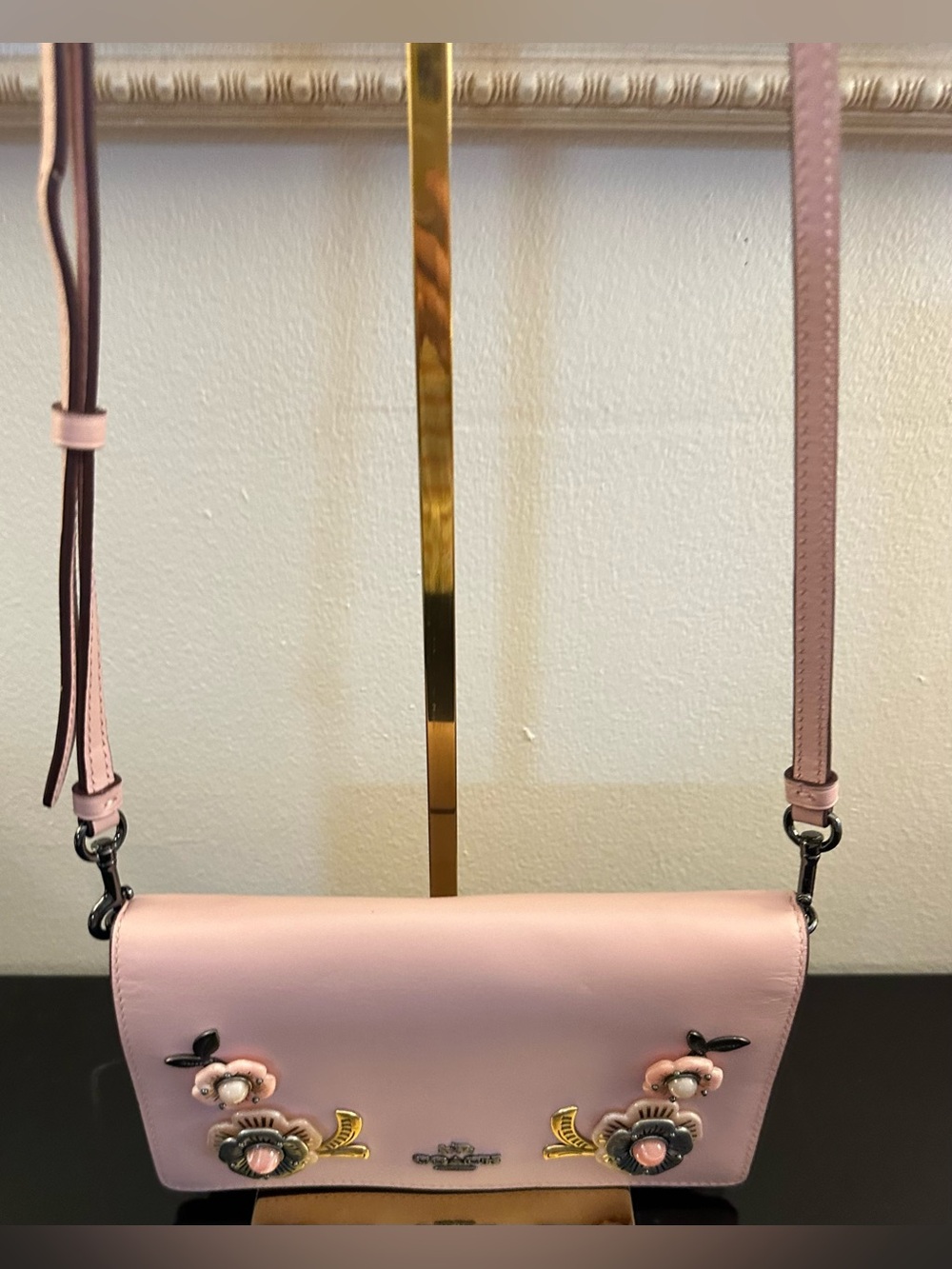 Coach Hayden Tea Rose Crossbody Rare - Picture 6 of 9